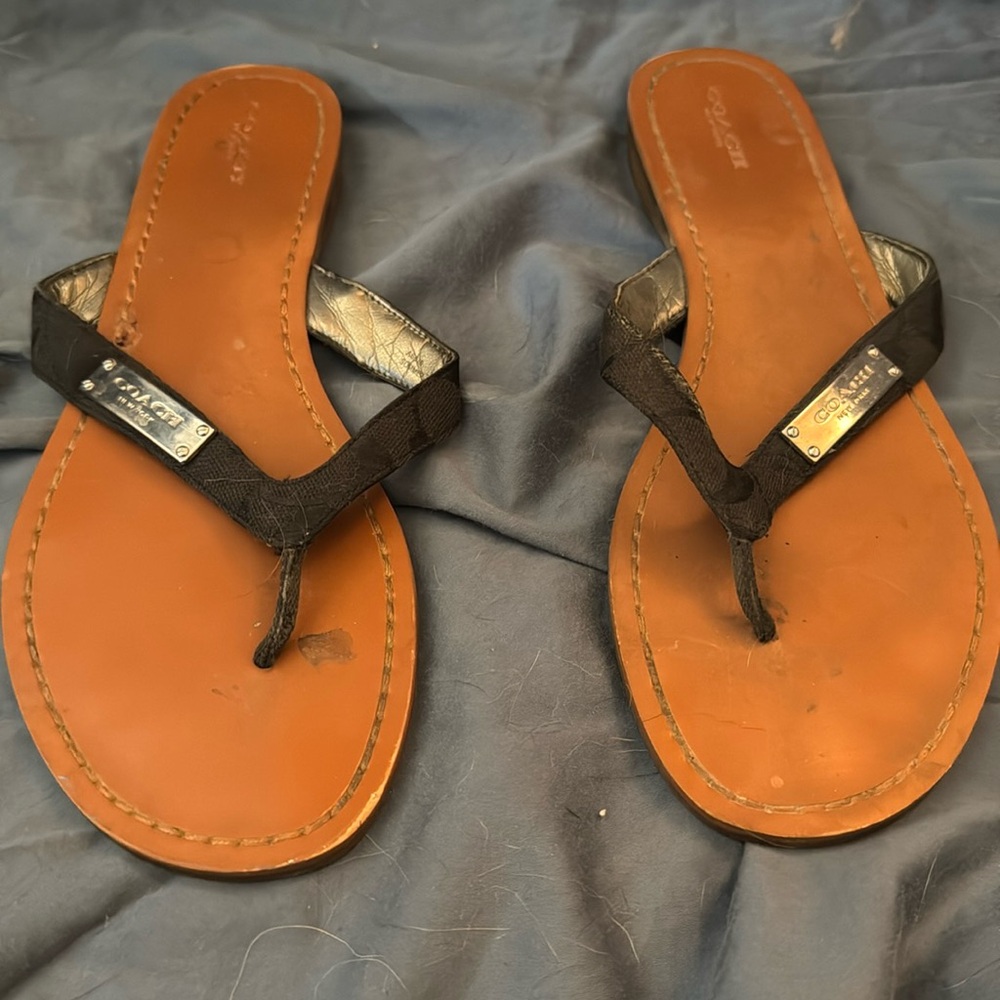 Coach Flip Flops